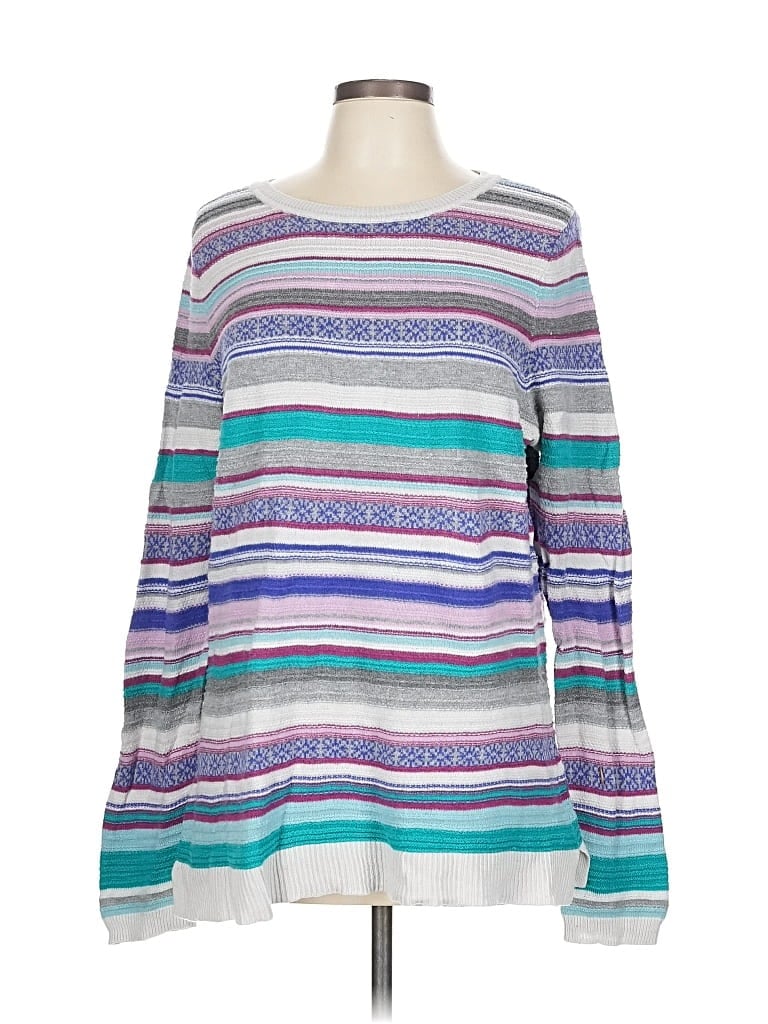 Click to view more detailed imagery on our partner's website Pre-owned Talbots Outlet Pullover Sweater In Blue