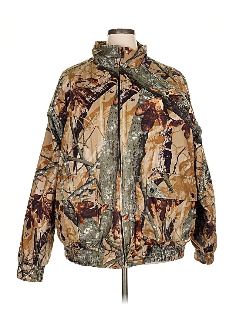 ASSORTED BRANDS Pre-owned Windbreaker Jacket In Gold