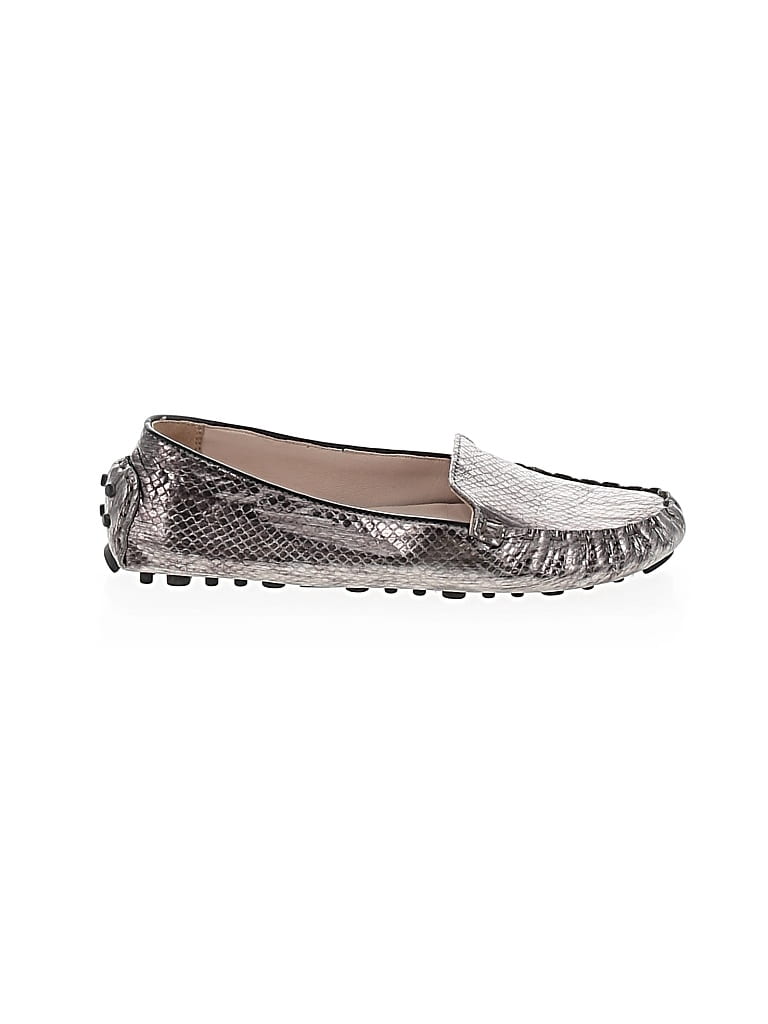 Pre-owned Cole Haan Flats In Gray