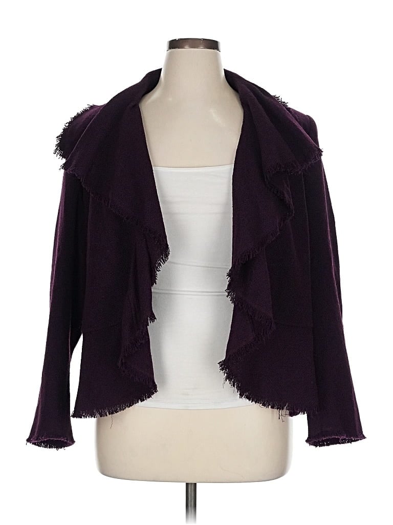 Pre-owned Lafayette 148 Jacket In Purple