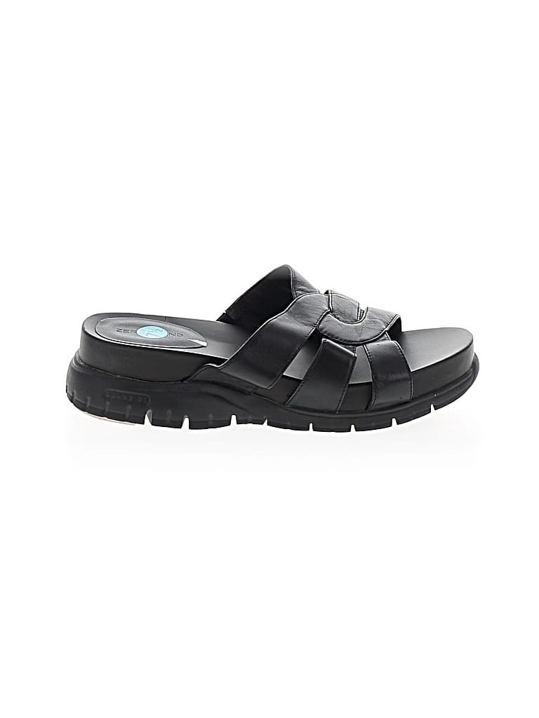 Pre-owned Cole Haan Zerogrand Sandals In Black