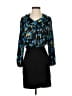 BCBGMAXAZRIA Blue Black Cocktail Dress Size 0 - photo 1