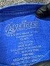 Marvel 100% Cotton Blue 3/4 Sleeve T-Shirt Size 4 - photo 3