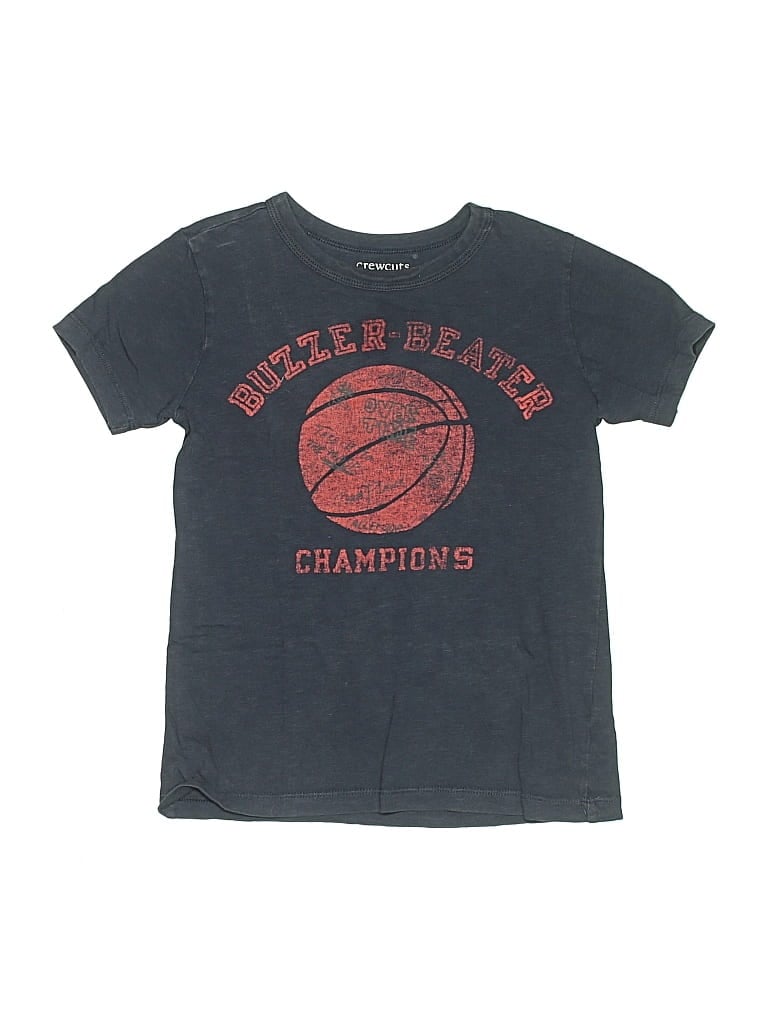 Pre-owned Crewcuts Kids' Short Sleeve T-shirt In Gray