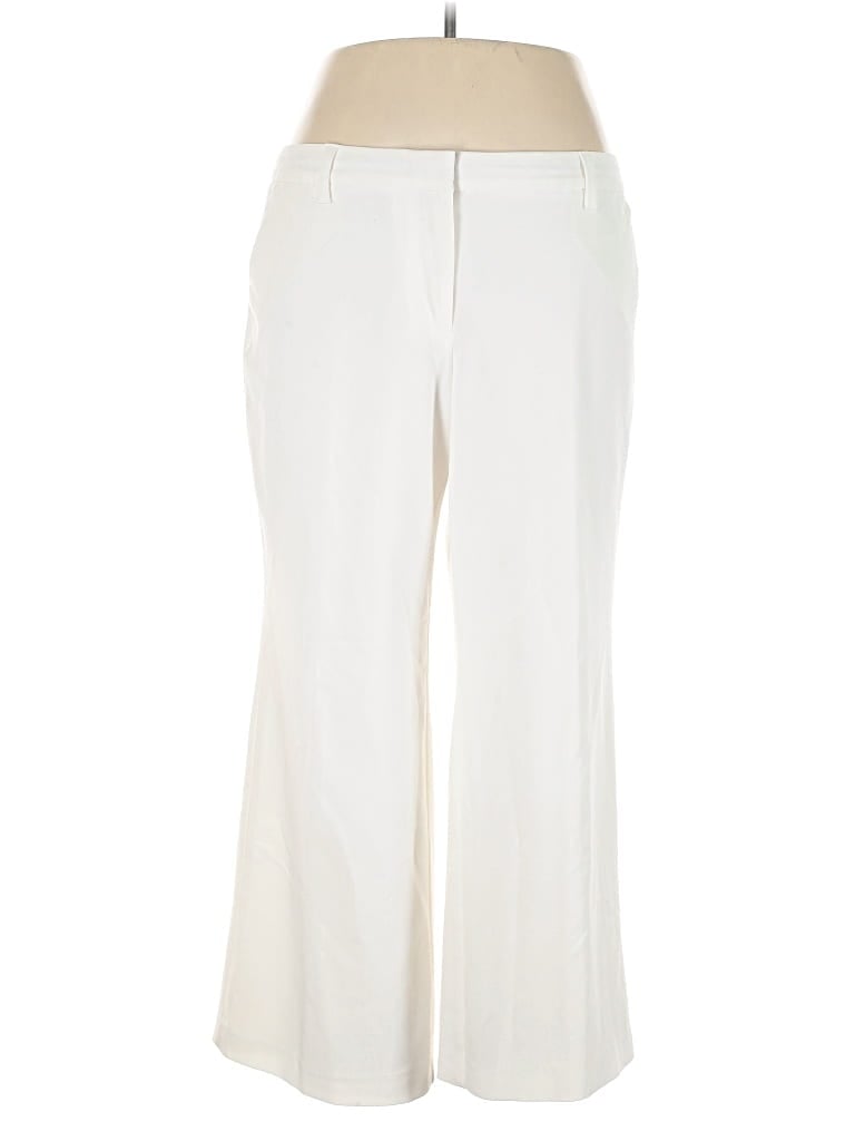 Pre-owned Body By Victoria Dress Pants In White