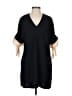 Zara Solid Black Casual Dress Size S - photo 1