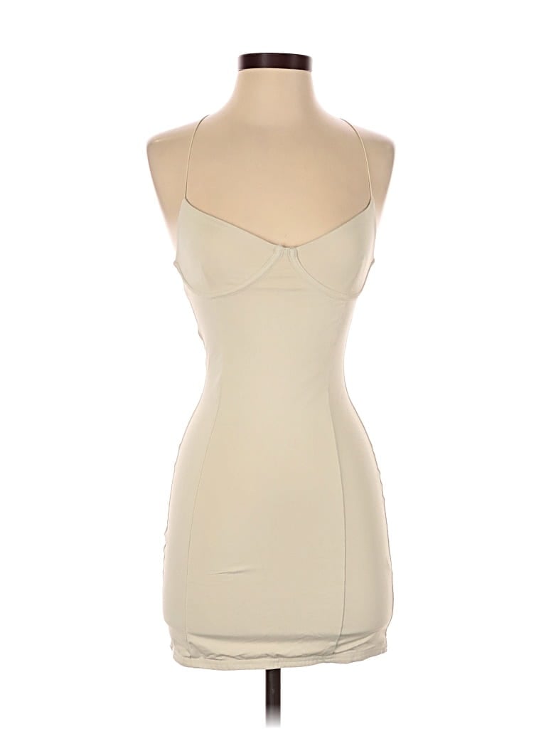 Pre-owned Meshki Cocktail Dress In White