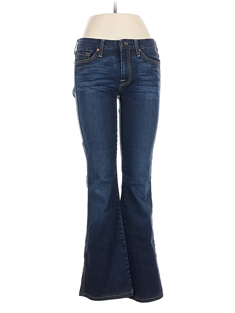 Pre-owned 7 For All Mankind Jeans In Blue