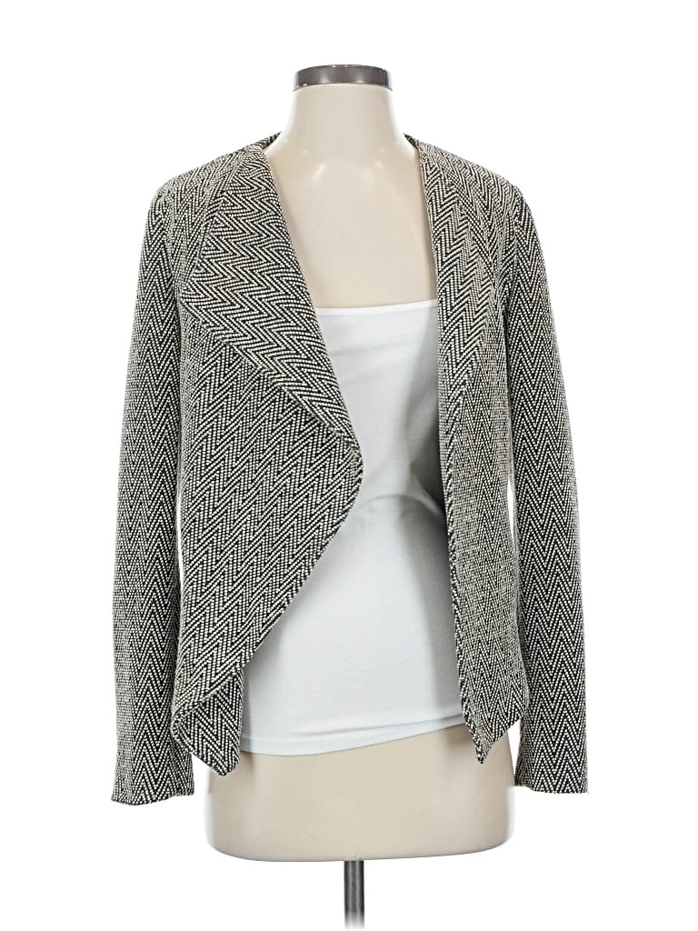 Pre-owned Halogen Blazer Jacket In Gray