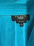 Talbots 100% Linen Teal 3/4 Sleeve Button-Down Shirt Size L - photo 6