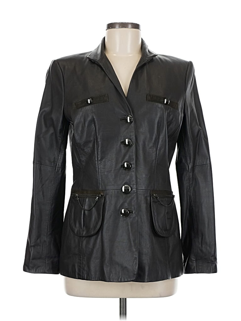 Pre-owned Worth Blazer Jacket In Black