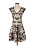 Nanette Lepore Print Gray Cocktail Dress Size 4 - photo 1