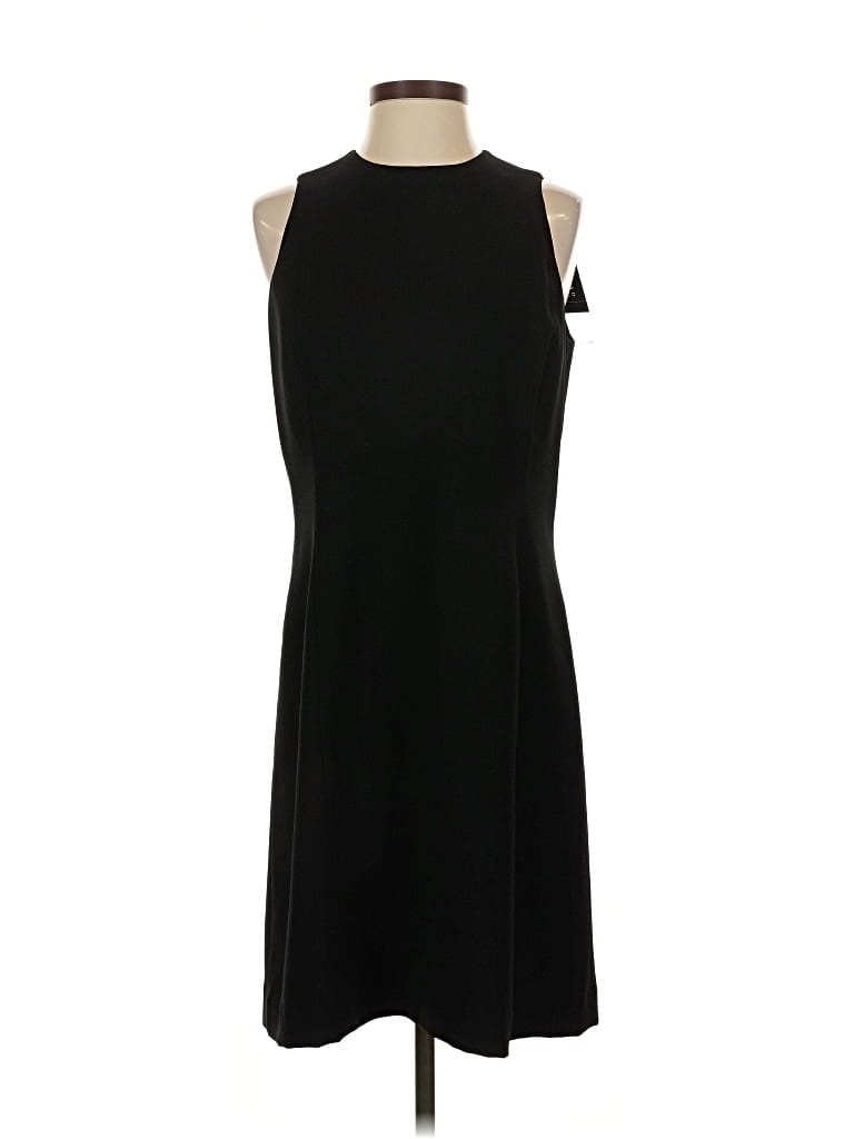 Linda Allard Ellen Tracy Cocktail Dress In Black