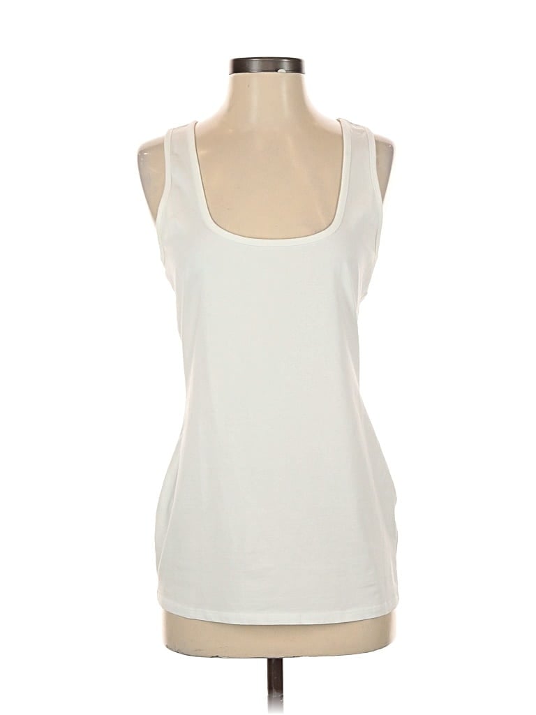 Pre-owned Venus Tank Top Ivory Strapless Neckline Tops In White