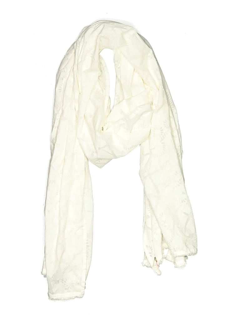 Pre-owned Lilly Pulitzer Scarf In White