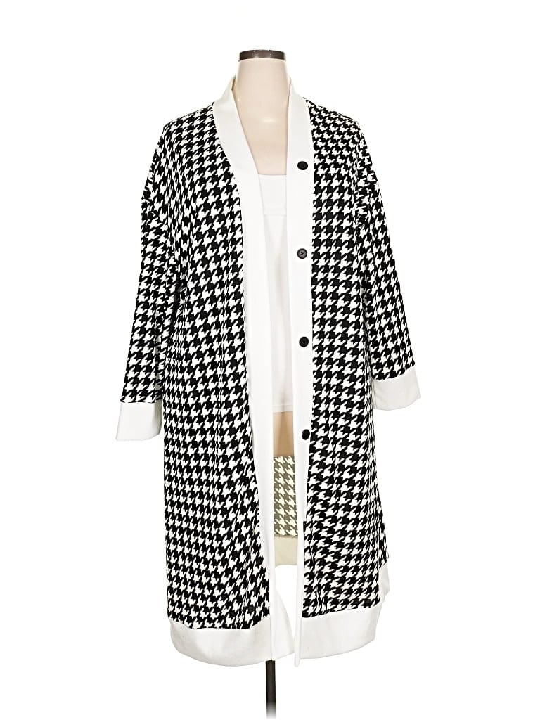 SHEIN CURVE Pre-owned Kimono In Black