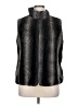 Giacca 100% Polyester Black Faux Fur Vest Size XL - photo 1