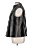 Giacca 100% Polyester Black Faux Fur Vest Size XL - photo 5