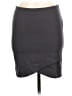 Talula Solid Gray Casual Skirt Size M - photo 1