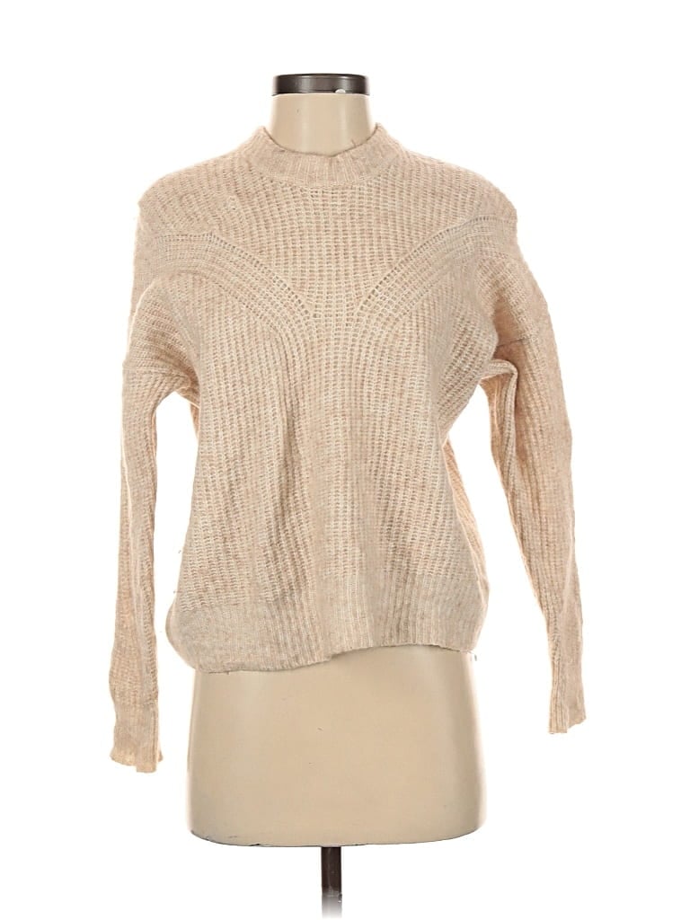 Pre-owned Madewell Turtleneck Sweater In Brown