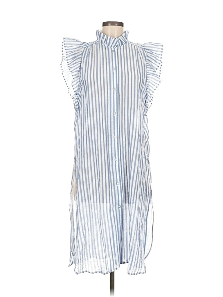 Pre-owned Maeve By Anthropologie Casual Dress In Blue