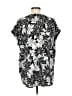 Jodifl 100% Polyester Black Short Sleeve Blouse Size M - photo 2