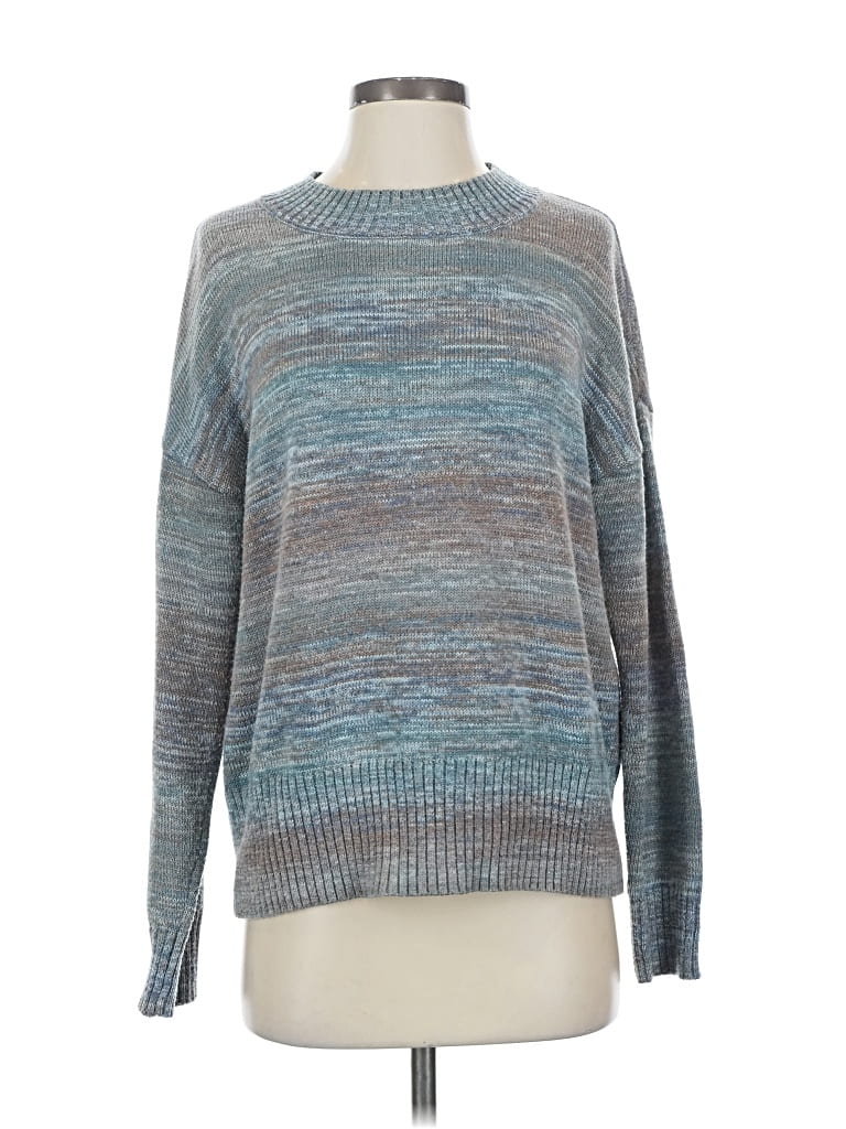 Pre-owned Evereve Pullover Sweater In Blue