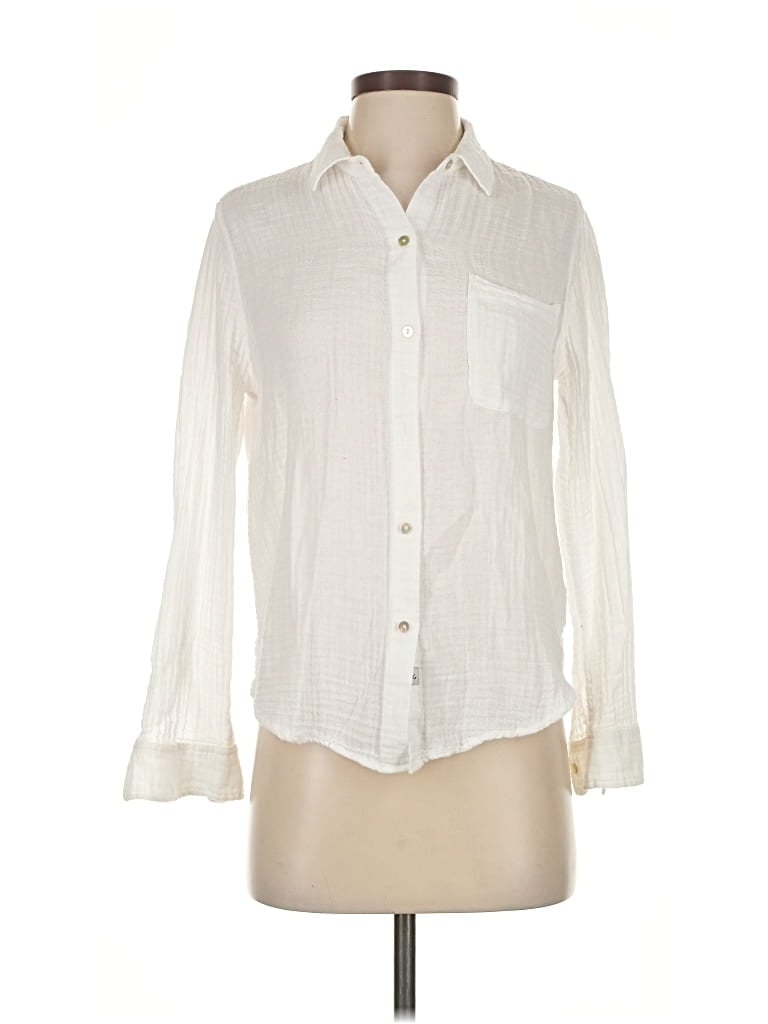 RAILS Pre-owned Long Sleeve Button Down Shirt In White