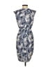 Express 100% Polyester Print Blue Cocktail Dress Size XS - photo 2