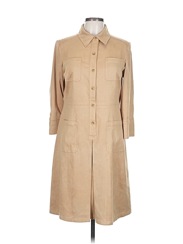 Pre-owned Talbots Casual Dress In Brown