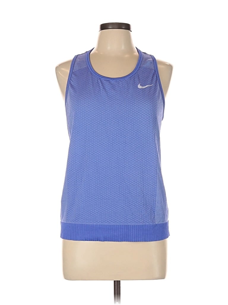 Pre-owned Nike Active Tank Top In Blue
