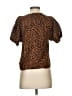 Madewell 100% Cotton Brown Short Sleeve Top Size XXS - photo 2
