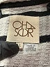Chaser Stripes Ivory Black Cardigan Size L - photo 7