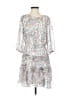 1.State 100% Polyester Paisley Gray Cocktail Dress Size 4 - photo 1