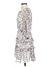 1.State 100% Polyester Paisley Gray Cocktail Dress Size 4 - photo 5
