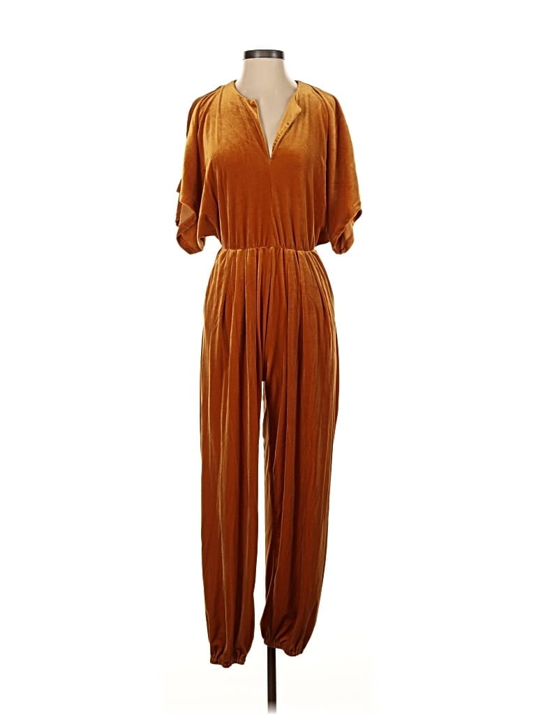 Pre-owned Wishlist Jumpsuit In Brown