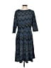 Sharagano Chevron-herringbone Blue Gray Casual Dress Size XSEstimated - photo 2