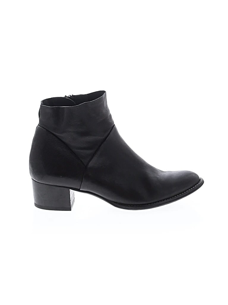 Pre-owned Paul Green Ankle Boots In Black
