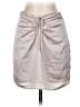 White Fox 100% Polyester Solid Silver Ivory Casual Skirt Size S - photo 1
