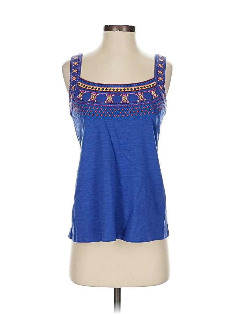 SUNDANCE Pre-owned Sleeveless Top Blue Sweetheart Neckline Tops