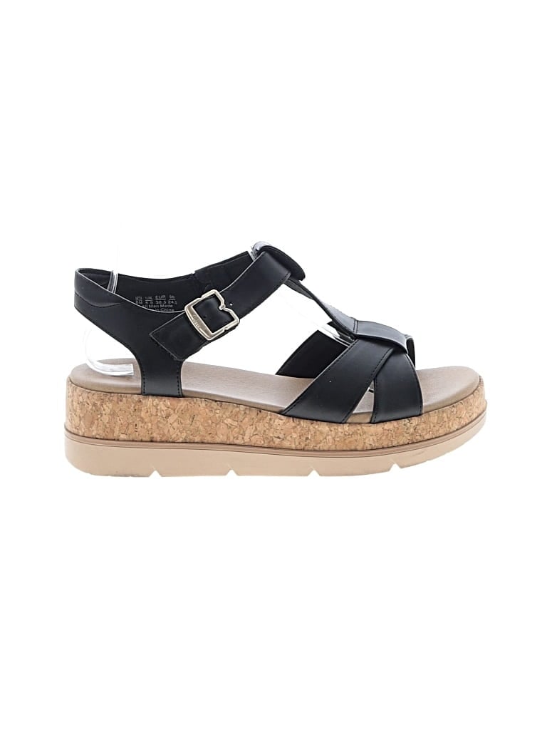 Pre-owned Dr. Scholl's Wedges In Black