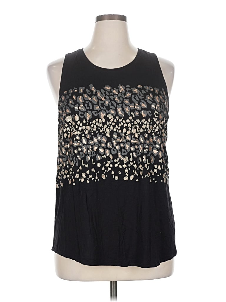 Pre-owned Apt. 9 Sleeveless Blouse In Black