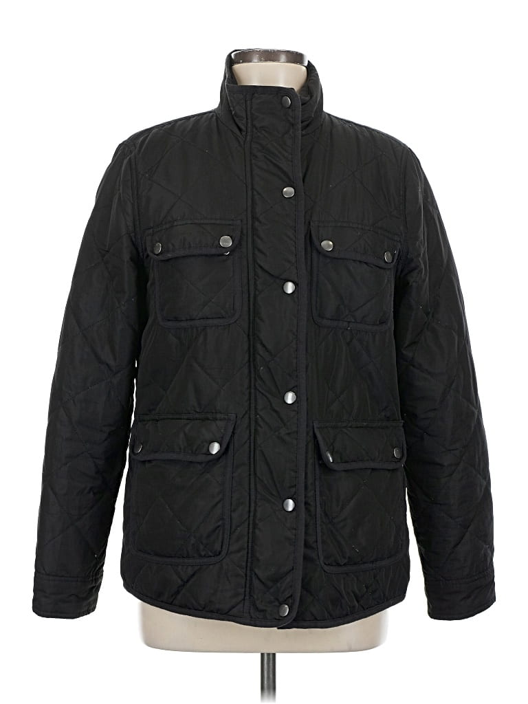 Pre-owned Thread & Supply Snow Jacket In Black