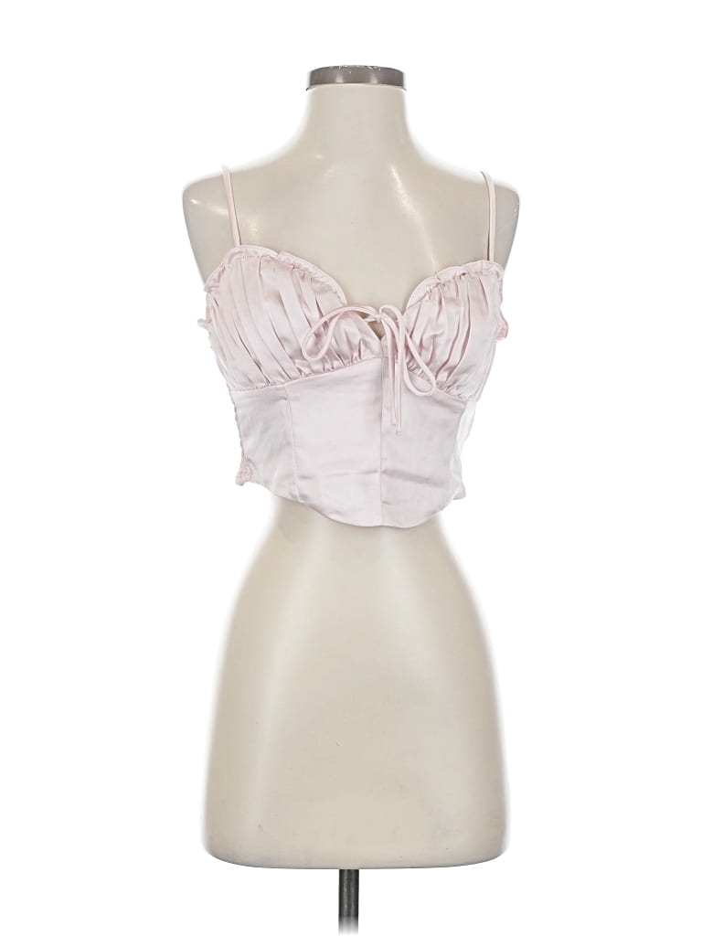 Pre-owned Altar'd State Tube Top Pink Strapless Neckline Tops