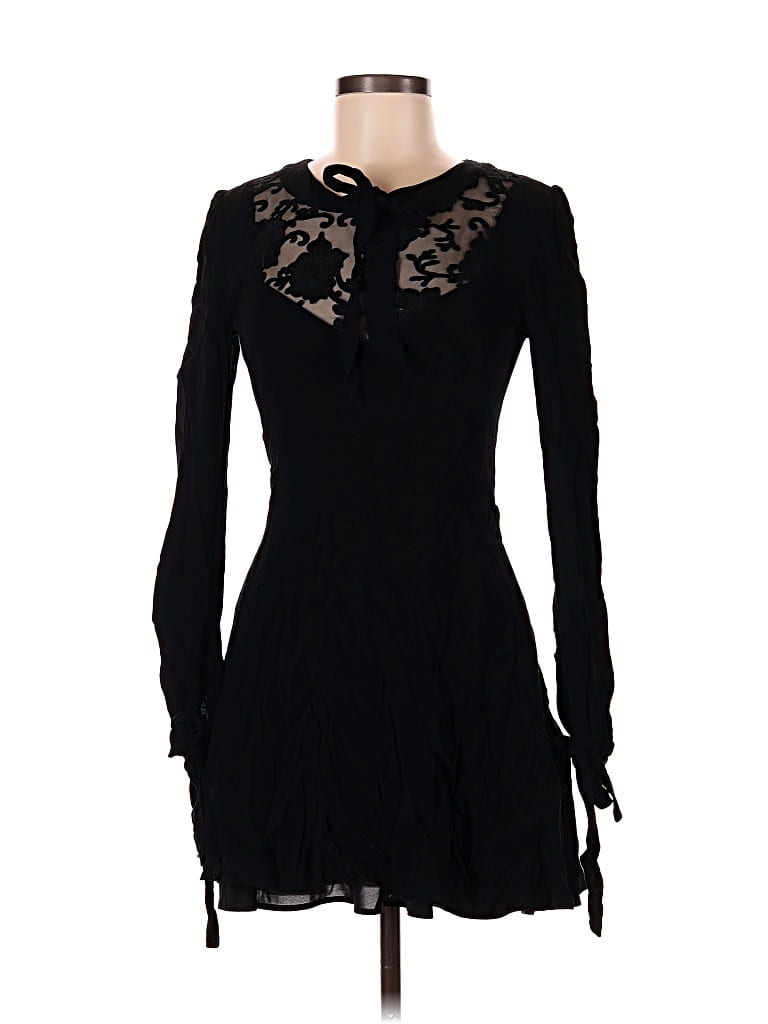 Pre-owned For Love & Lemons Cocktail Dress In Black