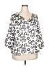 Lane Bryant 100% Polyester White 3/4 Sleeve Blouse Size 18 - 20 Plus - photo 1