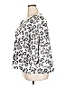 Lane Bryant 100% Polyester White 3/4 Sleeve Blouse Size 18 - 20 Plus - photo 5