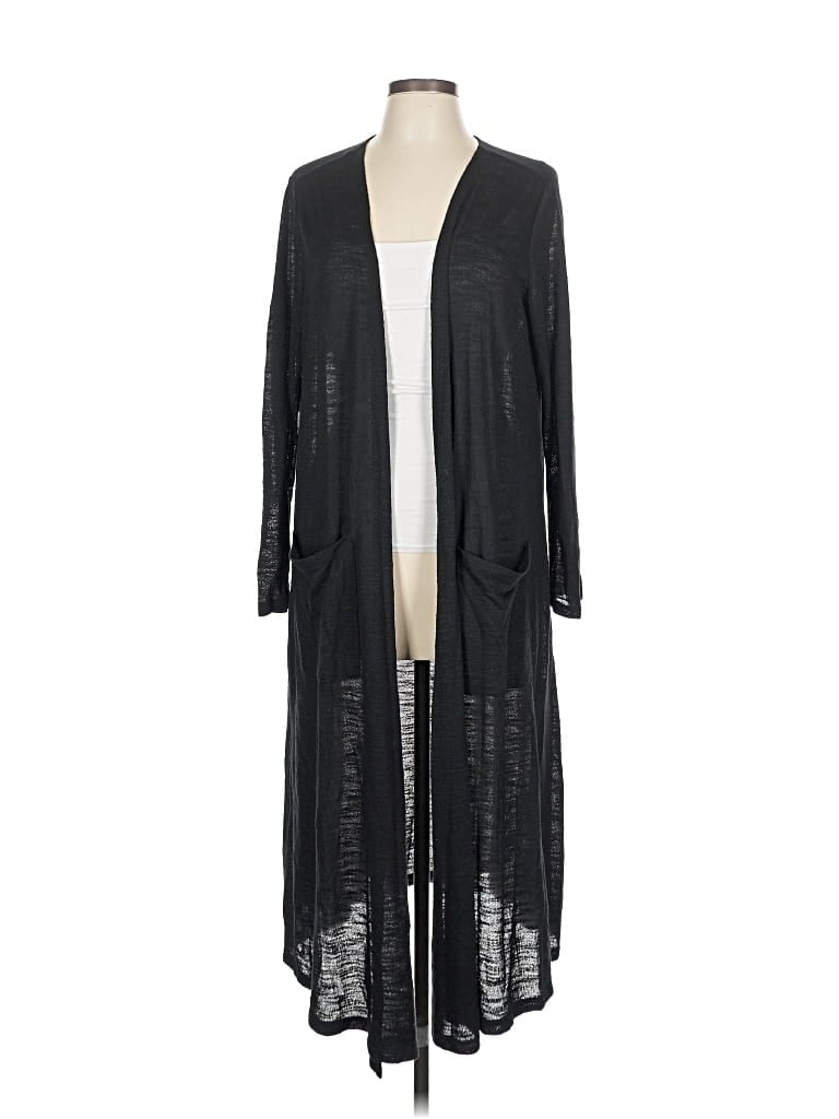 Pre-owned Lularoe Cardigan Sweater In Black