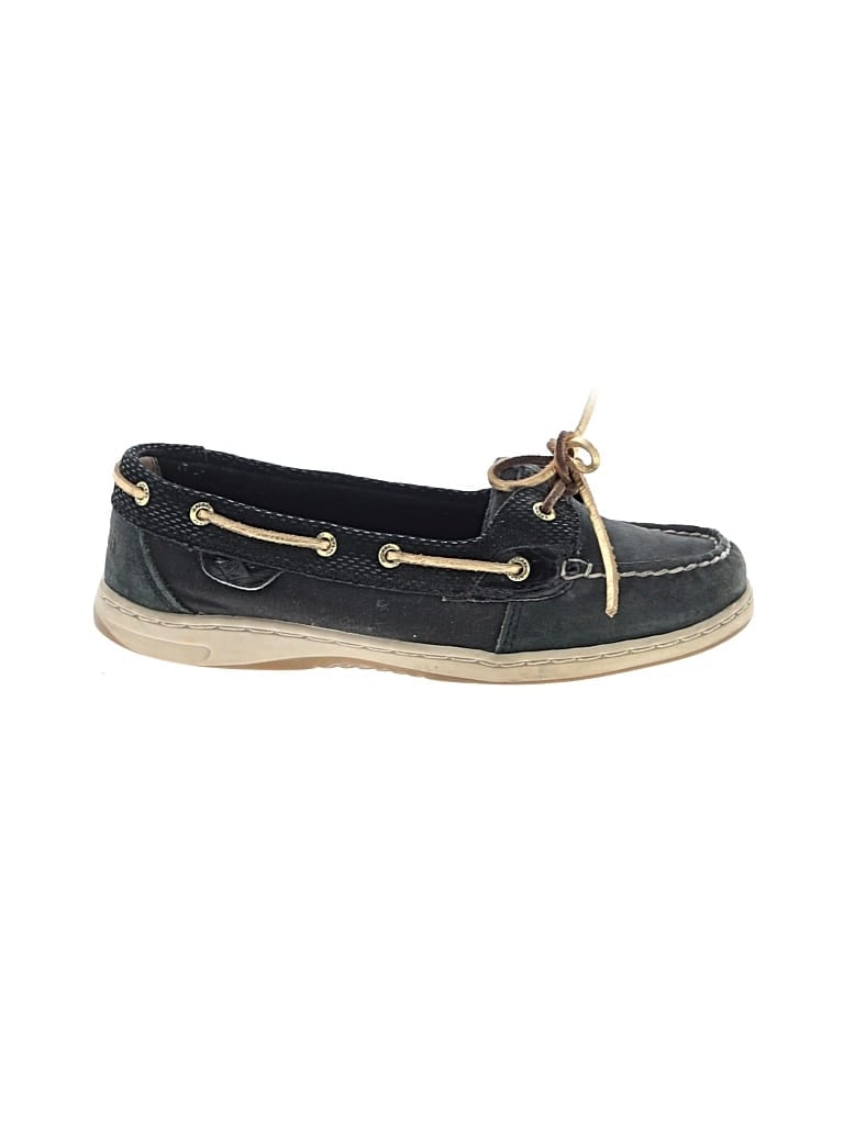 Pre-owned Sperry Top-sider® Flats Black Shoes