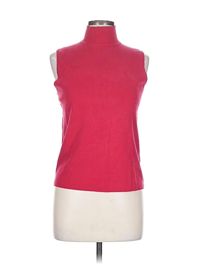 Pre-owned Chico's Turtleneck Sweater In Red